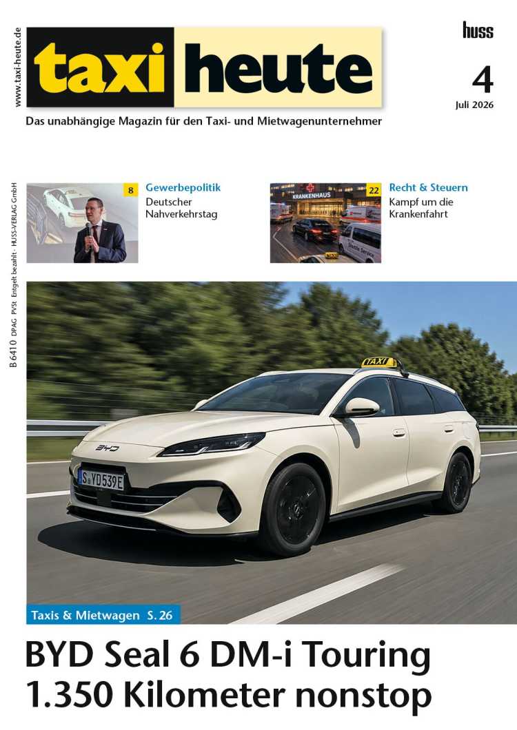 taxi heute Jul. 2026