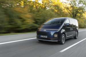 Endlich hat der Hyundai-Van den Antrieb, der zu seinem futuristischen Äußeren passt: Elektrisch.| Foto: Hyundai 
