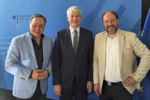 (v.l.n.r.) Patrick Meinhardt, Steffen Bilger und Sascha Waltemate.| Foto: VSPV