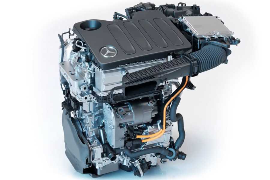 Neuentwicklung aus Stuttgart – der neue Mild-Hybrid des Konzerns ist ein deutliches Bekenntnis zum Verbrenner. Bild: Mercedes-Benz