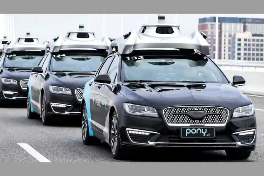 Die Analysten von Goldman Sachs rechnen mit bis zu einer halben Millionen Robotaxis bis 2030 auf chinesischen Straßen. Bild: pony inc.