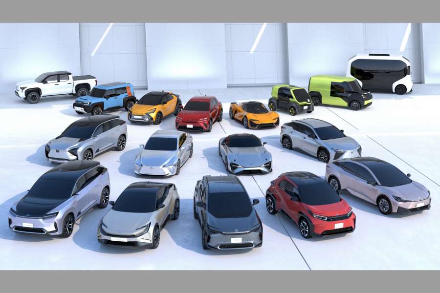 Toyota hat nicht weniger als 16 mögliche Stromer vorgestellt. | Foto: Toyota