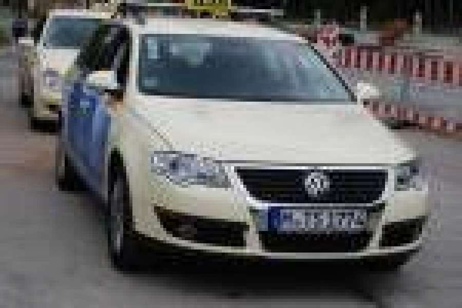 Bild:Impressionen einer Taxischicht im Passat TSI EcoFuel