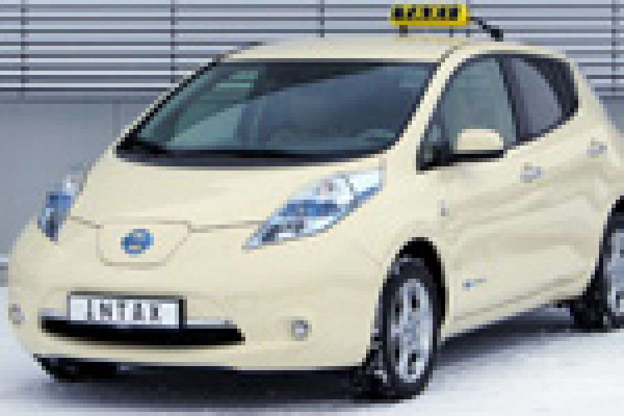 Bild:Nissan Leaf: Deutschlands erstes Elektro-Serientaxi