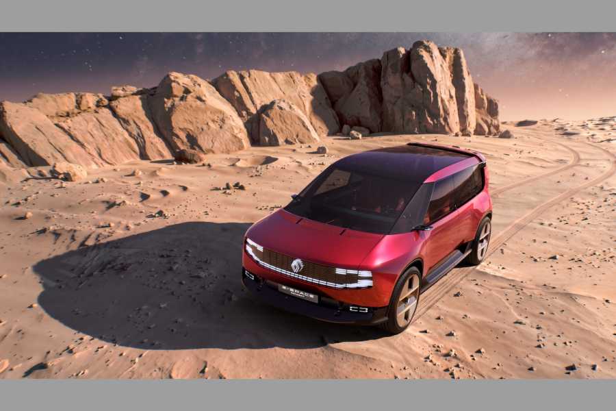 https://taxi-heute.deDer E-Space nimmt optisch Anleihen an den Ur-Espace-Modellen. | Foto: Renault