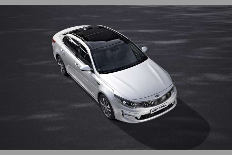 Nachdem Kia im Frühsommer verkündet hat, alle Modelle würden von Pütting zu Taxis umgerüstet, dürfte auch der neue Optima als Taxi kommen. (Foto: Kia)