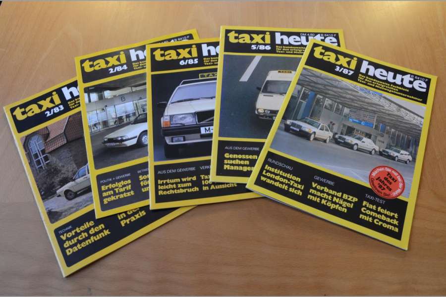 Aktuell stehen zwei Rückblicke über die ersten zehn Jahrgänge von taxi heute bis 1987 online. (Foto: Dietmar Fund)
