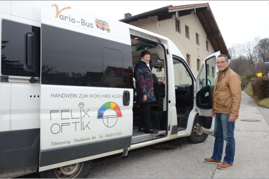 Der ADAC denkt nicht nur an bedarfsgerechte Linienersatzverkehre wie den Variobus hier, sondern auch an Bürgerbusse und Mitfahr-Angebote. (Foto: Dietmar Fund)