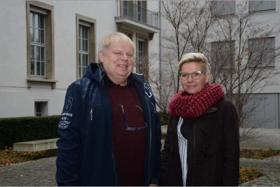Gerd Wolf und seine Tochter Manuela wurden für den Rufbus aktiv und hatten damit Erfolg. (Foto: Dietmar Fund)