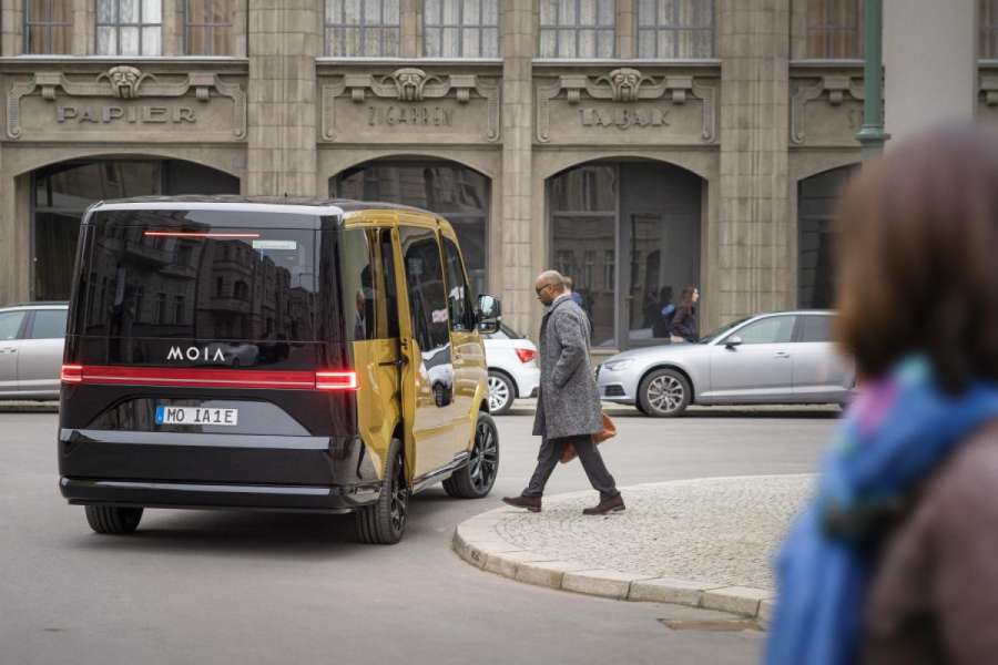 Die VW-Tochter MOIA hat mit solchen Elektro-Shuttles in Hamburg viel vor. (Foto: MOIA)