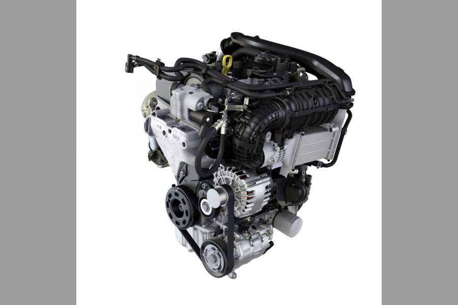 Das ist der neue 1,5-l-Erdgasmotor mit einem Turbolader mit variabler Geometrie. (Foto: Volkswagen)