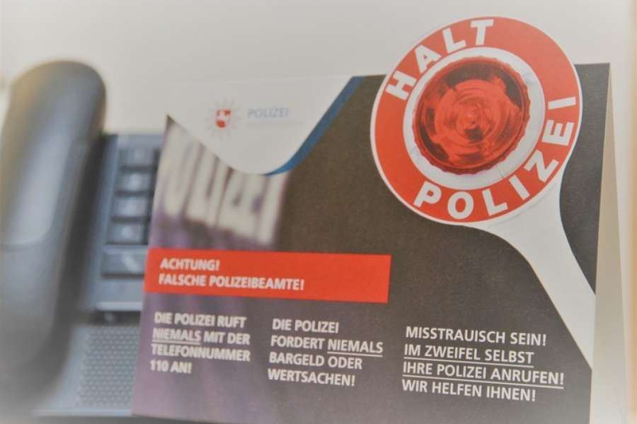 Das Landeskriminalamt Niedersachsen hat eine Präventionskampagne gegen Betrüger gestartet, die sich als Polizisten ausgeben. (Foto: Landeskriminalamt Niedersachsen)