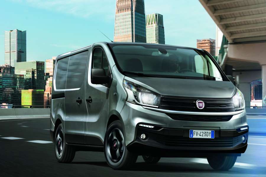 Äußerlich hat sich am Großraumtaxi Talento Kombi nichts geändert. (Foto: Fiat Professional)