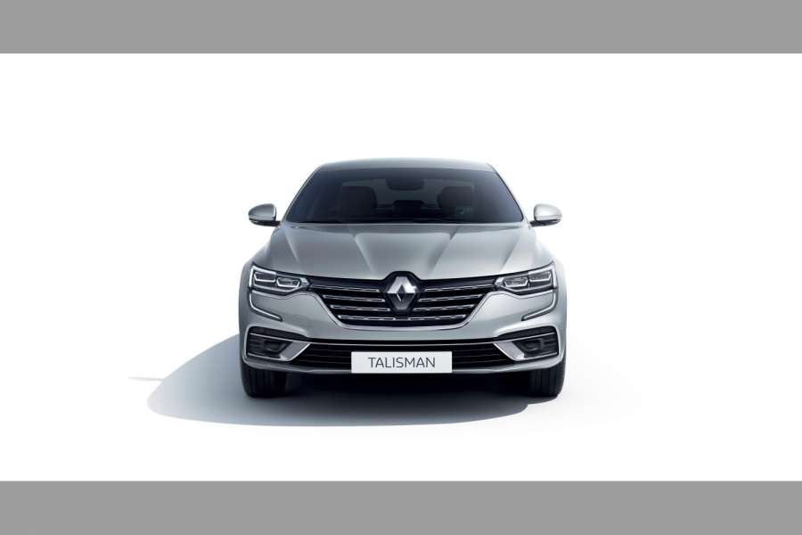 Die neuen LED-Scheinwerfer und Retuschen an der Bugschürze kennzeichnen die Modellpflege des Renault Talisman. (Foto: Renault)
