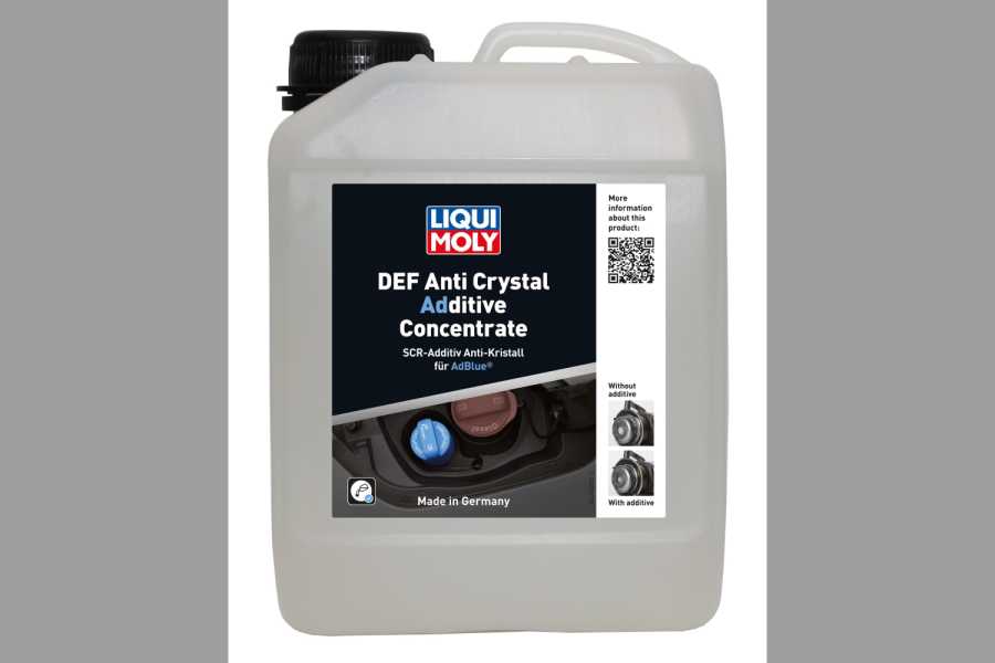 Das DEF Anti Crystal Additive K ist im Kunststoffgebinde mit 2,5 l Inhalt erhältlich. (Foto: Liqui Moly)