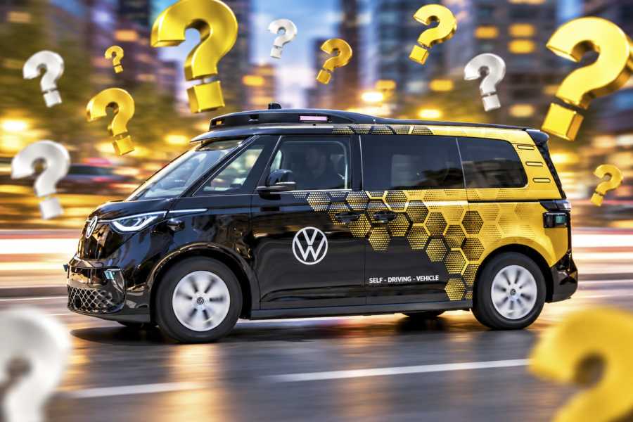 Was passiert mit Moia? Das Fahrzeug funktioniert - aber hat VW noch die Ressourcen oder die Geduld, das Fahrzeug auf die Straße zu bringen?| Foto: VW