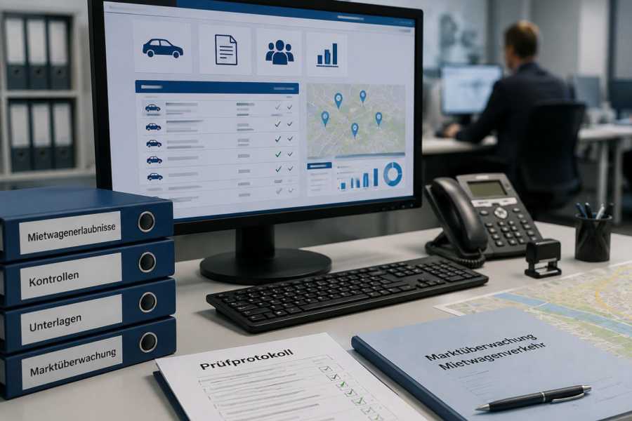 Symbolbild: Im Fokus des Positionspapiers stehen digitale Kontrollinstrumente und strengere Marktzugangsregeln für Mietwagenunternehmen. | Foto: KI-generiert