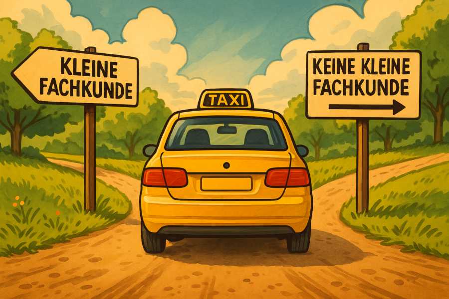Die Bundesländer entscheiden künftig selbst, ob sie eine Kleine Fachkunde für Taxi- und Mietwagenfahrer einführen – Berlin und Hamburg wollen vorangehen. | Symbolbild: KI-generiert