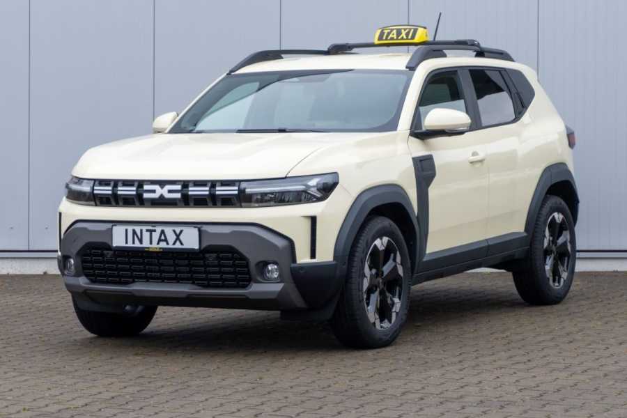 Der Dacia Duster lässt sich mit Intax-Paketen für den Taxi- und Mietwageneinsatz ausrüsten. | Foto: INTAX.de