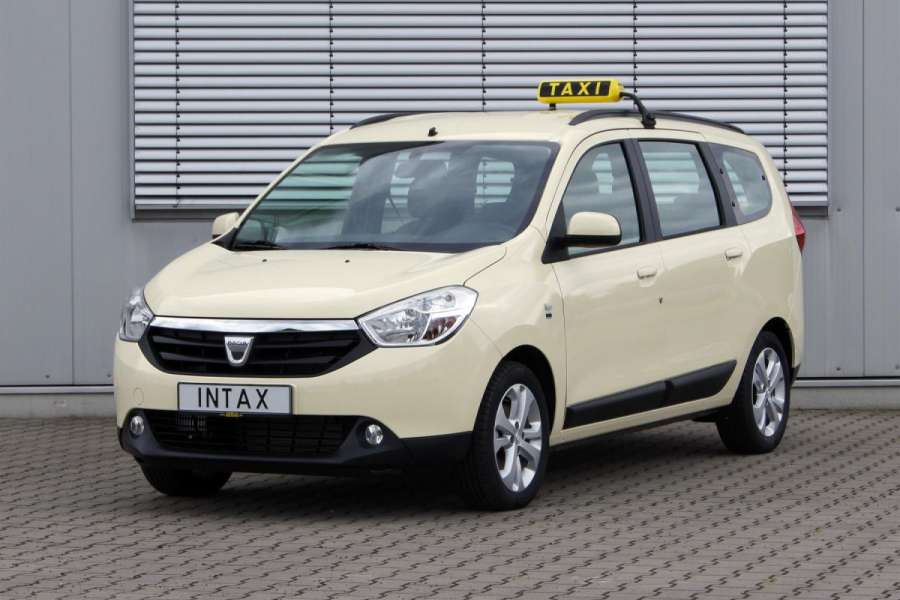 Der Lodgy ist heute das wichtigste Taximodell von Dacia. (Foto: Intax)