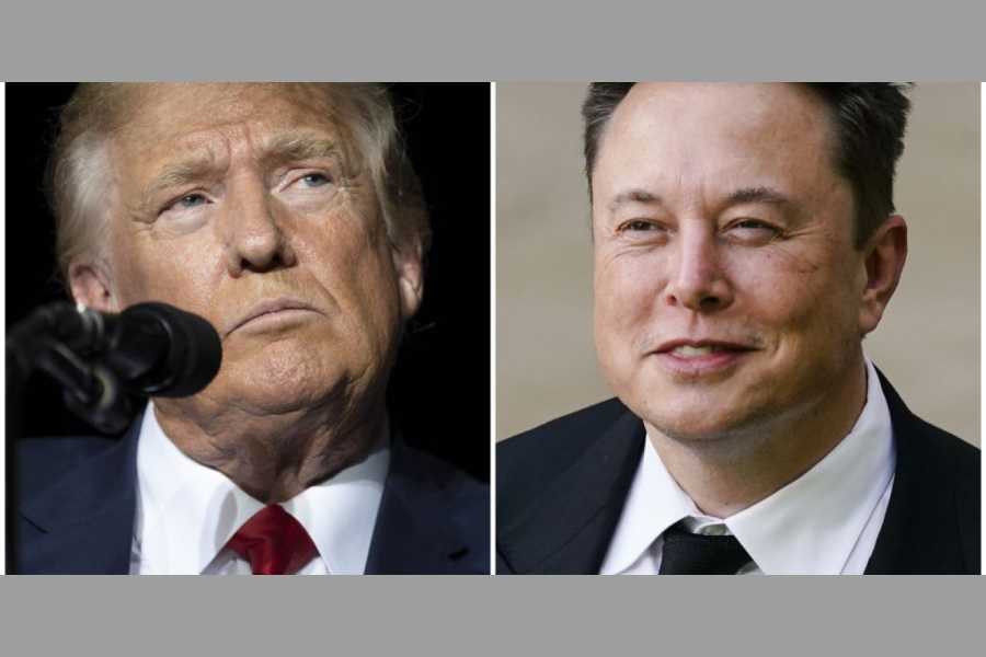 Duo infernale: Obwohl Donald Trump E-Mobilität ablehnt und die Fossilen wieder stärker ausbauen will, hält E-Mobilitätspionier Elon Musk zu ihm - und profitiert jetzt von einem möglichen Wahlsieg. | Foto: dpa/Matt Rourkejos/Luis Villegas AP