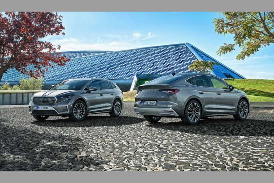 Erfolgsmodell: Erstmals fährt mit dem Enyaq ein Stromer auf Augenhöhe mit den Verbrennern einer traditionellen Marke. | Foto: Skoda