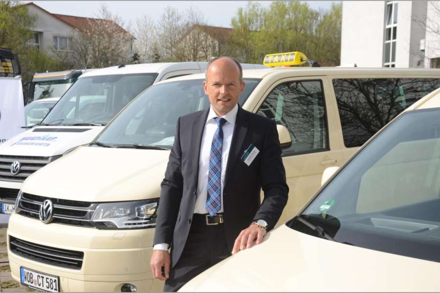 Joachim Flämig stellte noch einmal einen Caddy 3 und einen T5 aus.