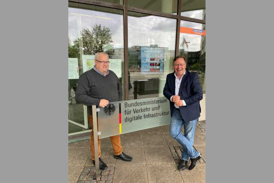 TMV-Präsident Thomas Kroker mit TMV-Hauptgeschäftsführer Patrick Meinhardt hoffen auf gute Gespräche mit Verkehrsminister Wissing.| Foto: TMV