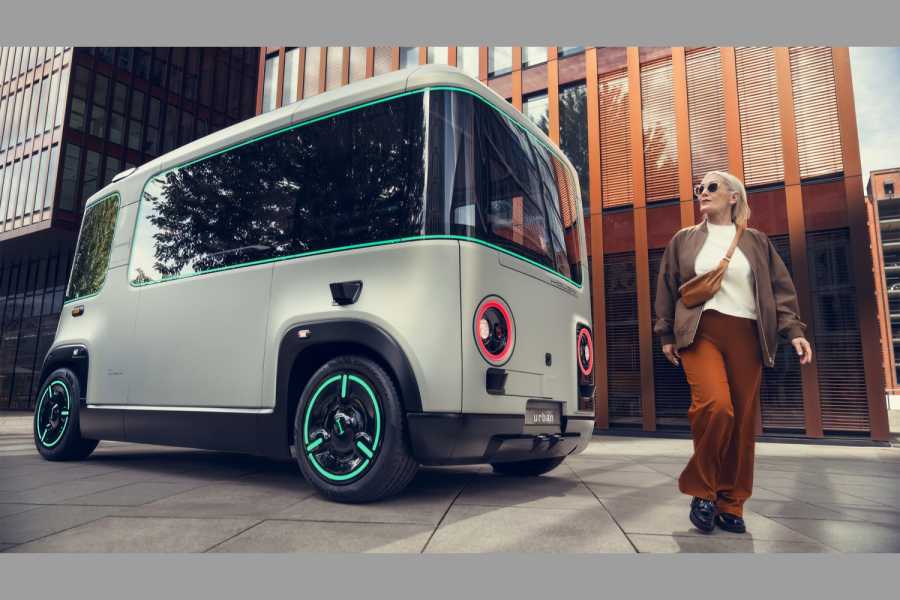 BorgWarner liefert das Batteriesystem für das neue, autonome Holon-Shuttle mit Platz für bis zu 15 Personen. (Foto: Holon)