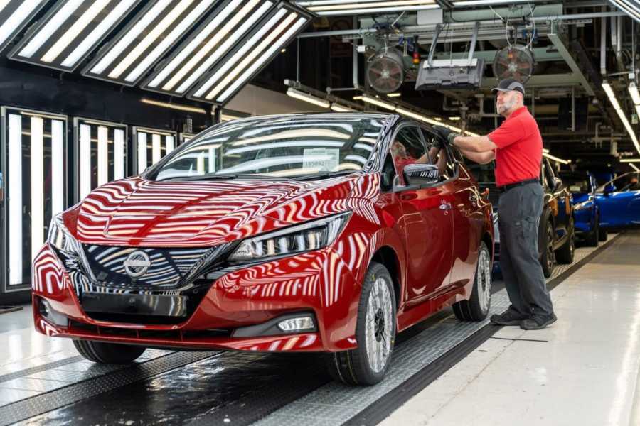 Der aktuelle Leaf wurde in Sunderland montiert. Zum Nachfolger gibt es noch keinen konkreten Startzeitpunkt. | Foto: Nissan