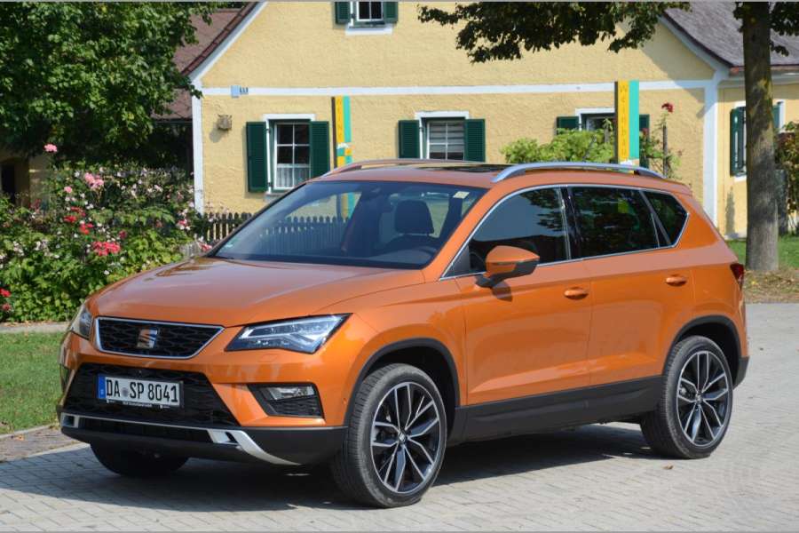 Der Seat Ateca ist ein schnittiges und geräumiges Taxi mit passablem, gut beladbarem Kofferraum. (Foto: Dietmar Fund)