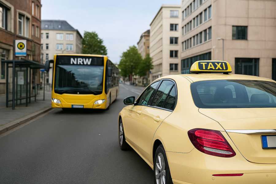 Ob das Taxi als Teil des ÖPNV oder Informationen über Beförderungsrecht und Konzessionsvergabe - VSPV und FPN suchen den Dialog mit den zuständigen Behörden.| Foto: KI generiert