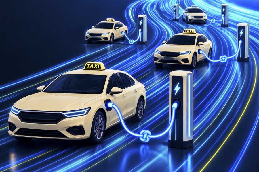 Für das Taxi- und Mietwagengewerbe entscheiden nicht allein neue Technologien über den Erfolg, sondern vor allem verlässliche politische Rahmenbedingungen und eine flächendeckende Ladeinfrastruktur.| Foto: BCCG/KI