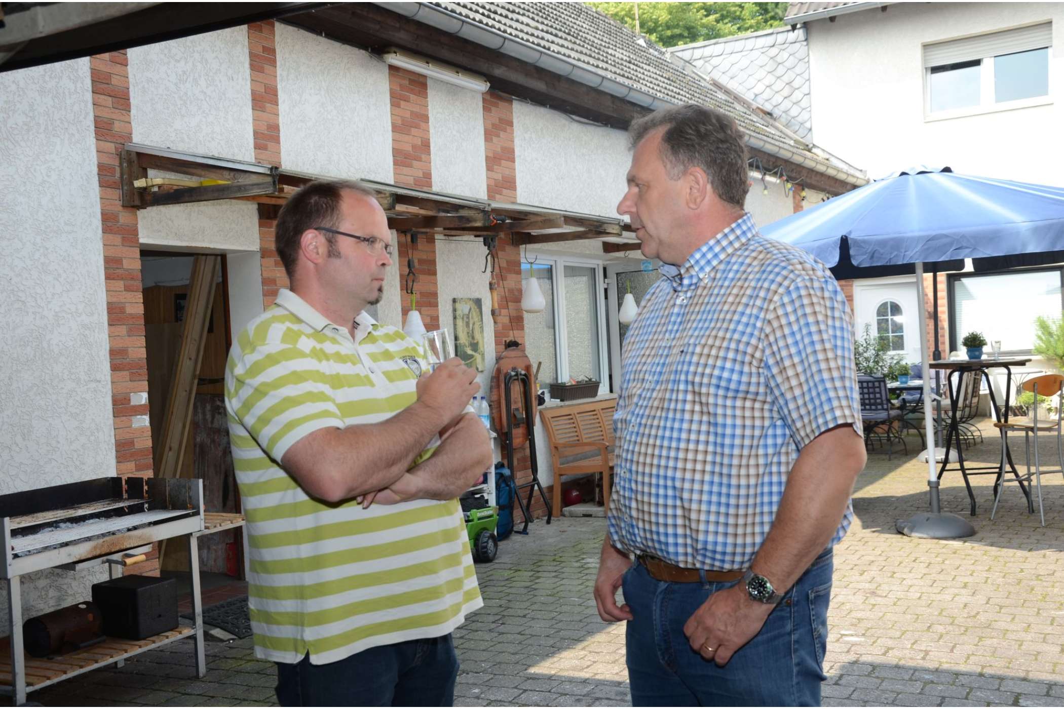 Andreas Urbanneck (l.) und Christian Linz waren sich darin einig, dass jeder von ihnen bei jedem Treffen wieder etwas Neues von Kollegen übernehmen kann.| Fotos: Dietmar Fund