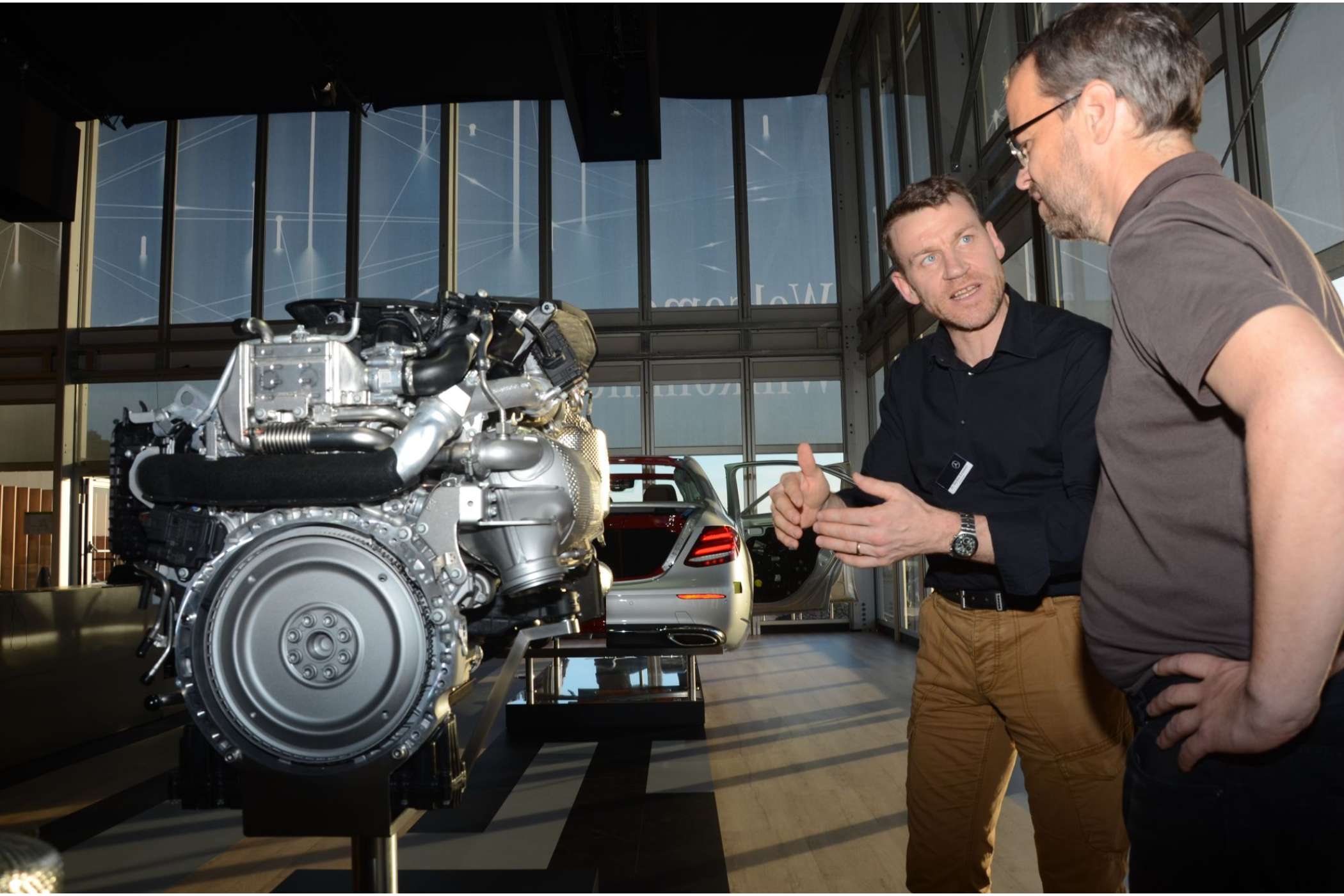 An den neuen Dieselmotor ist die Abgastechnik direkt angebaut, was deren Ansprechverhalten verbessern soll. | Dietmar Fund 