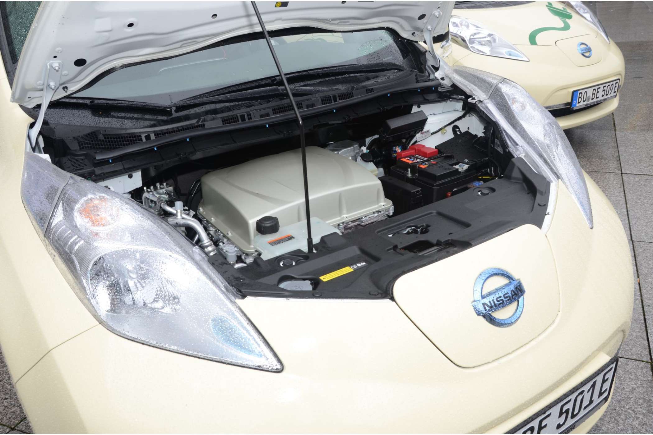 Der Elektroantrieb des Fronttrieblers Nissan Leaf wird von Akkus mit gesteigerter Kapazität gespeist. | Dietmar Fund