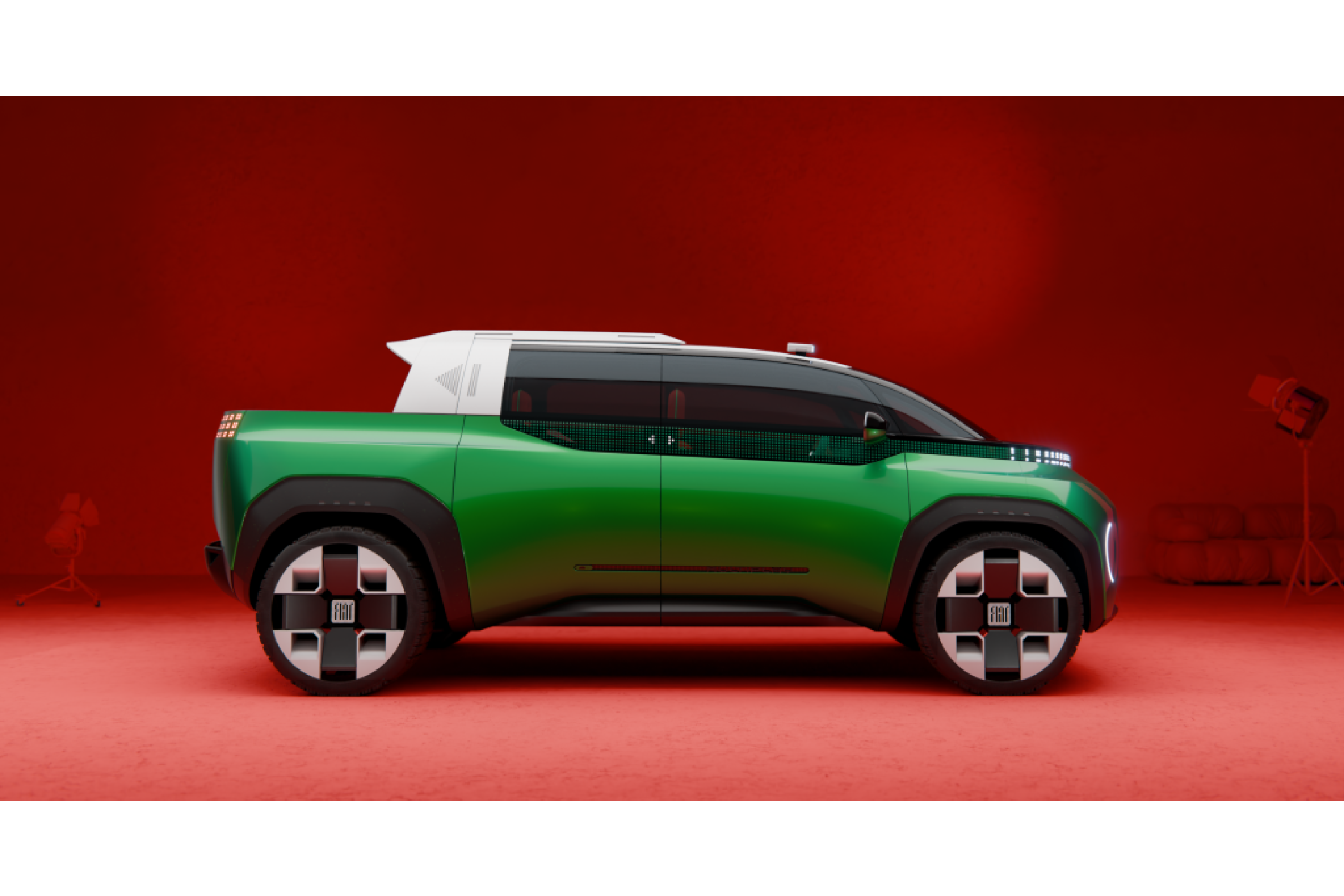 "Offen" gibt es eine Ladefläche am Heck. | Foto: Fiat