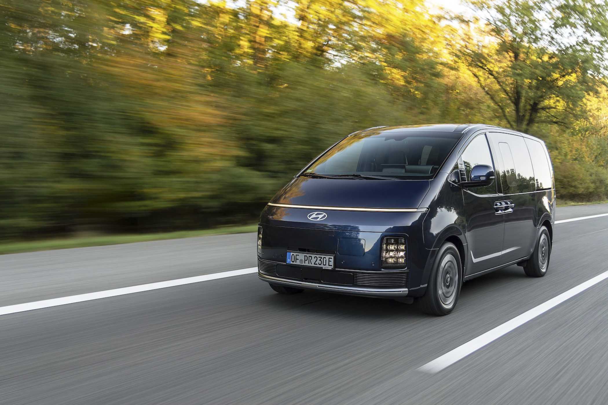 Endlich hat der Hyundai-Van den Antrieb, der zu seinem futuristischen Äußeren passt: Elektrisch.| Foto: Hyundai 