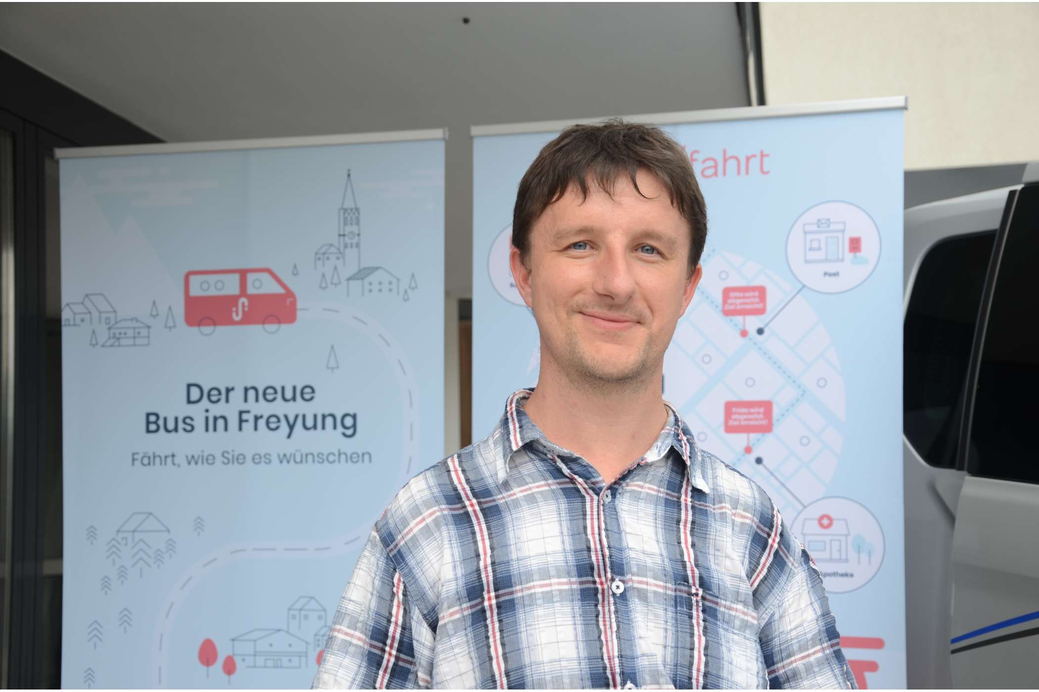 Markus Linkenheil ist der Projektleiter für freYfahrt in der Stadtverwaltung. Normalerweise ist er Klimaschutz- und Sanierungsmanager. (Foto: Dietmar Fund
