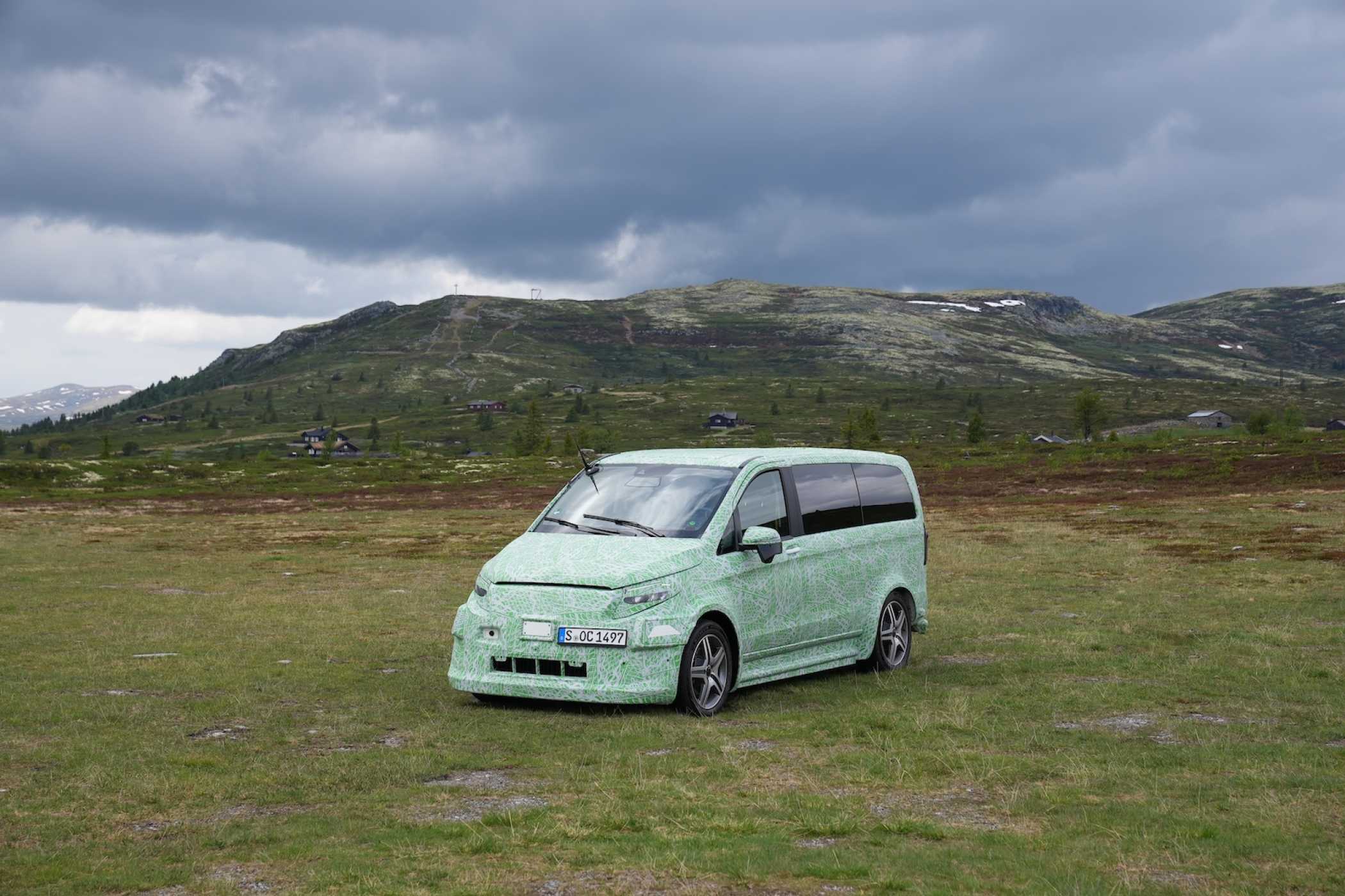 Auch Wiesenfahrten bewältigt der Stromer. (Foto: Mercedes-Benz)