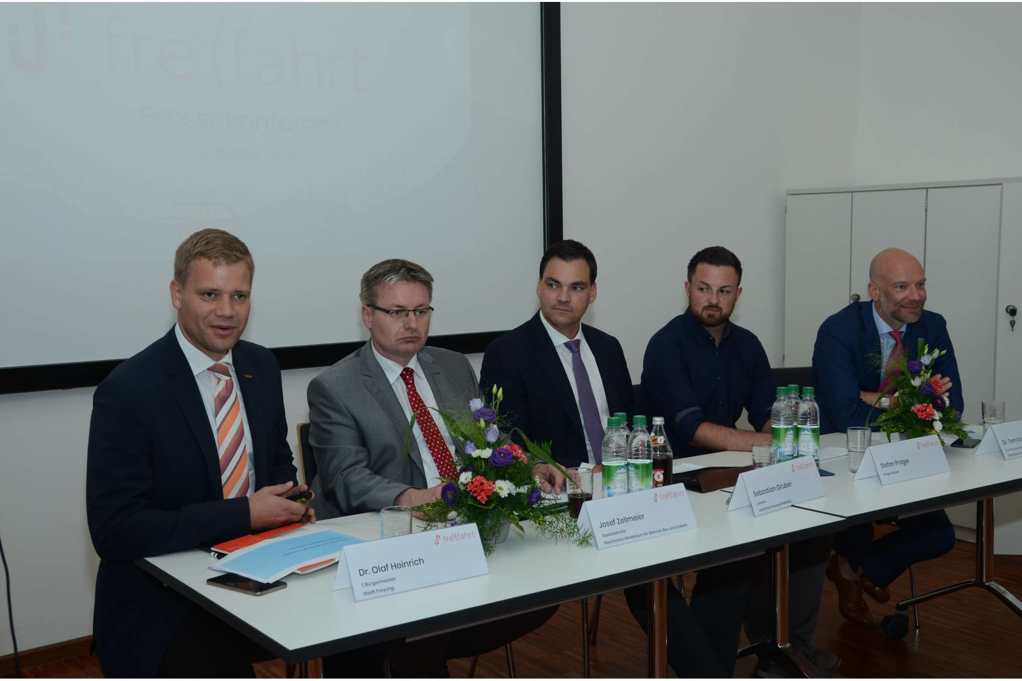 Bei der Pressekonferenz gaben alle Projektpartner Statements ab, die in der Presse, im Rundfunk und im Bayerischen Fernsehen die Runde machten. (Foto: Dietmar Fund)