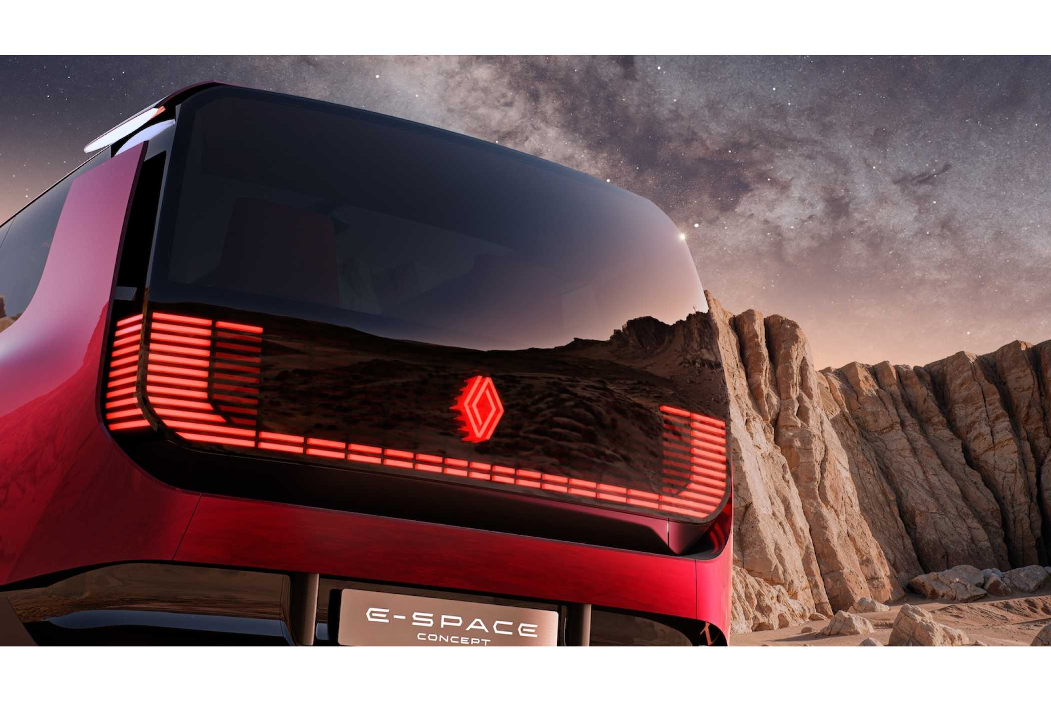 Geht steil, mit viel Glas: Das Heck. | Foto: Renault