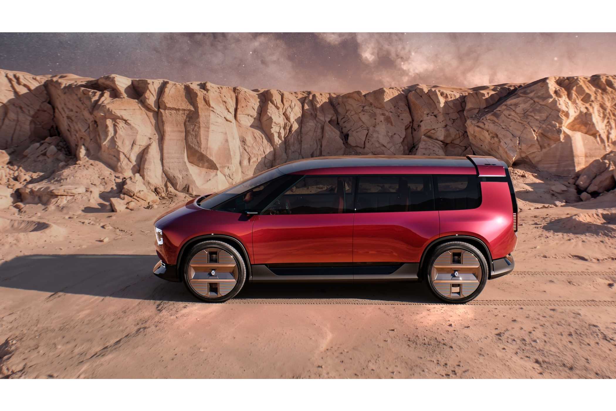 Riesige 23-Zöller sorgen für einen knackigen Stand. | Foto: Renault
