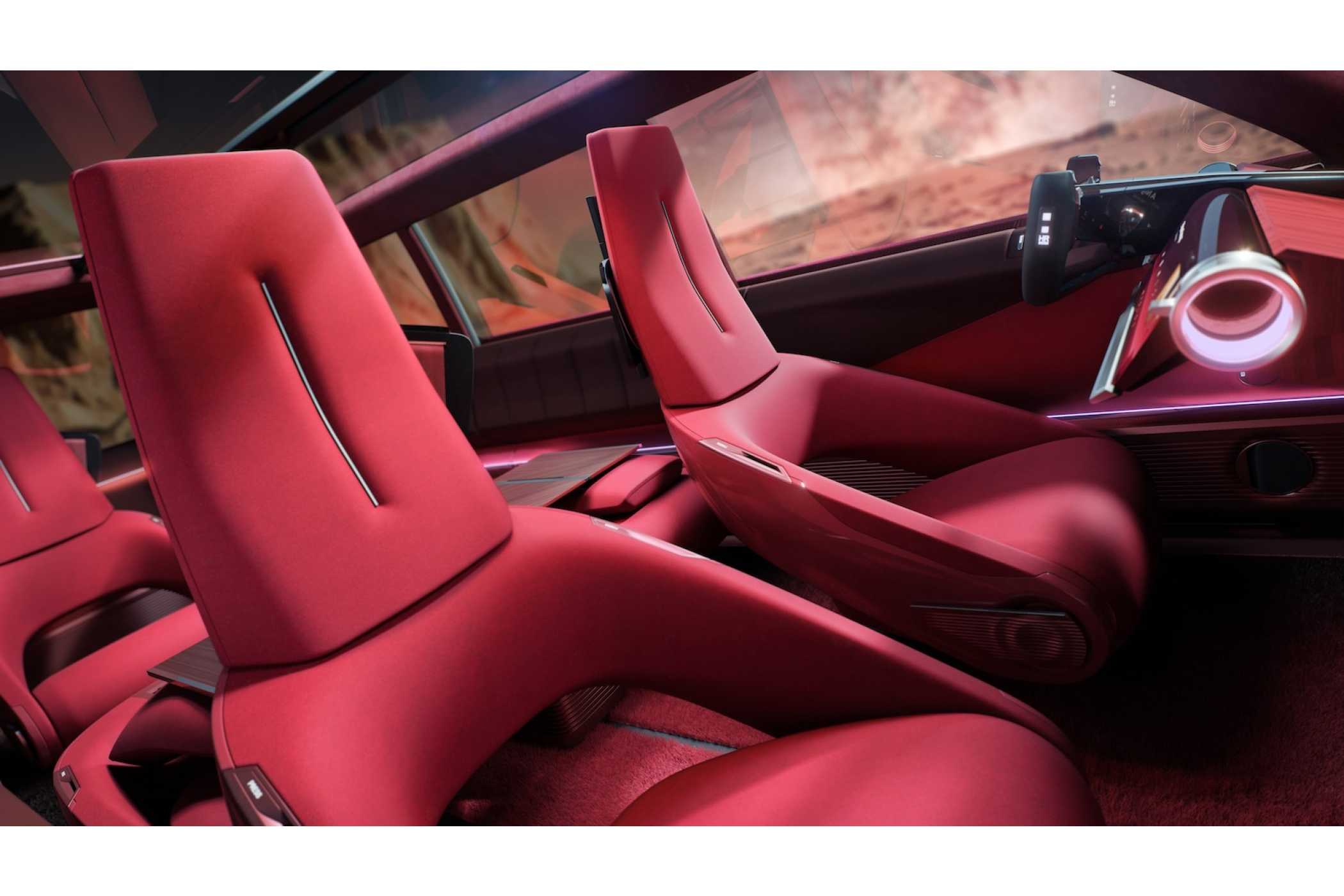 Und sehr futuristische Sitze. Ähnlich dachte man einst beim Fuego...| Foto: Renault