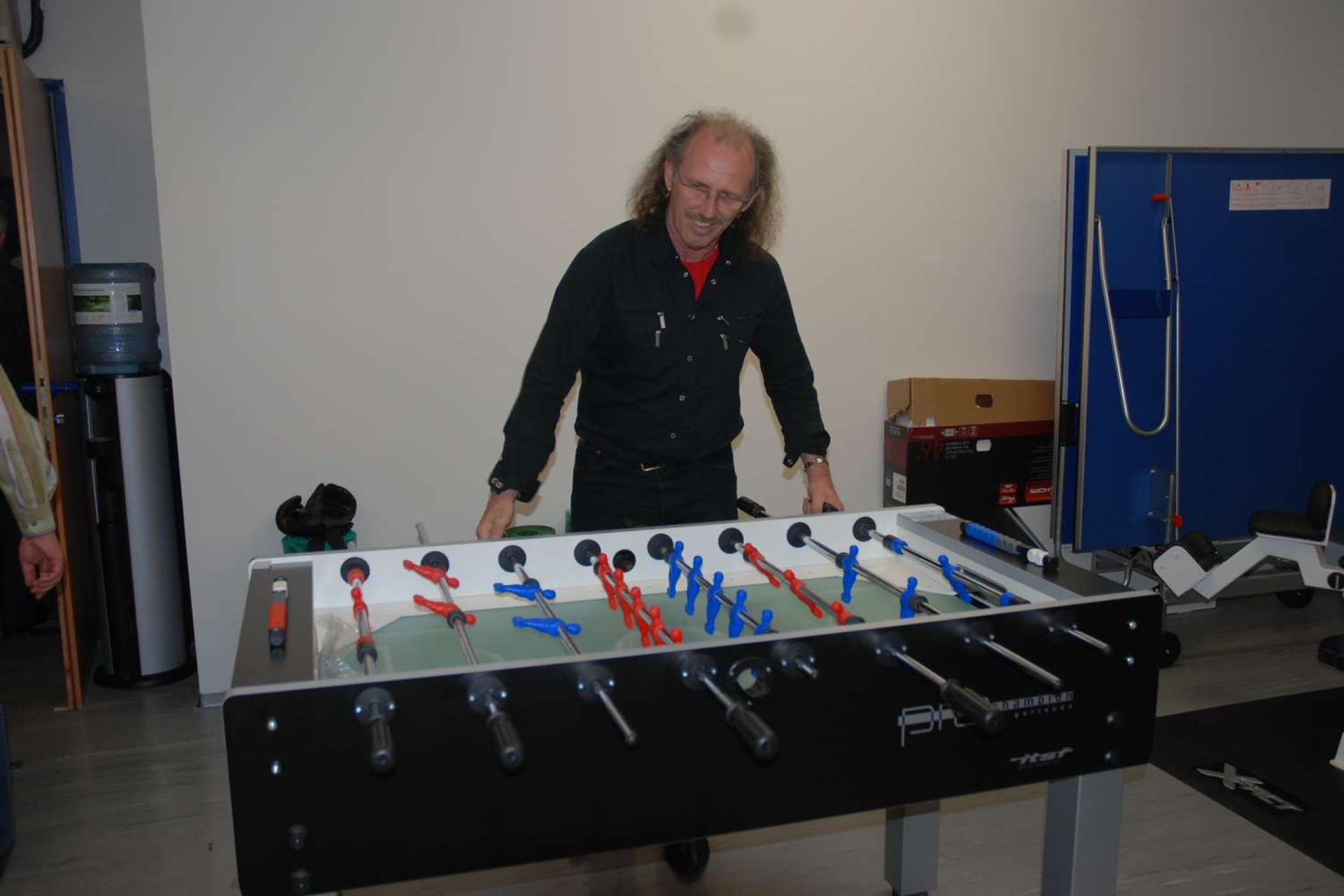 … oder zur Ablenkung ein Tischkicker | jh