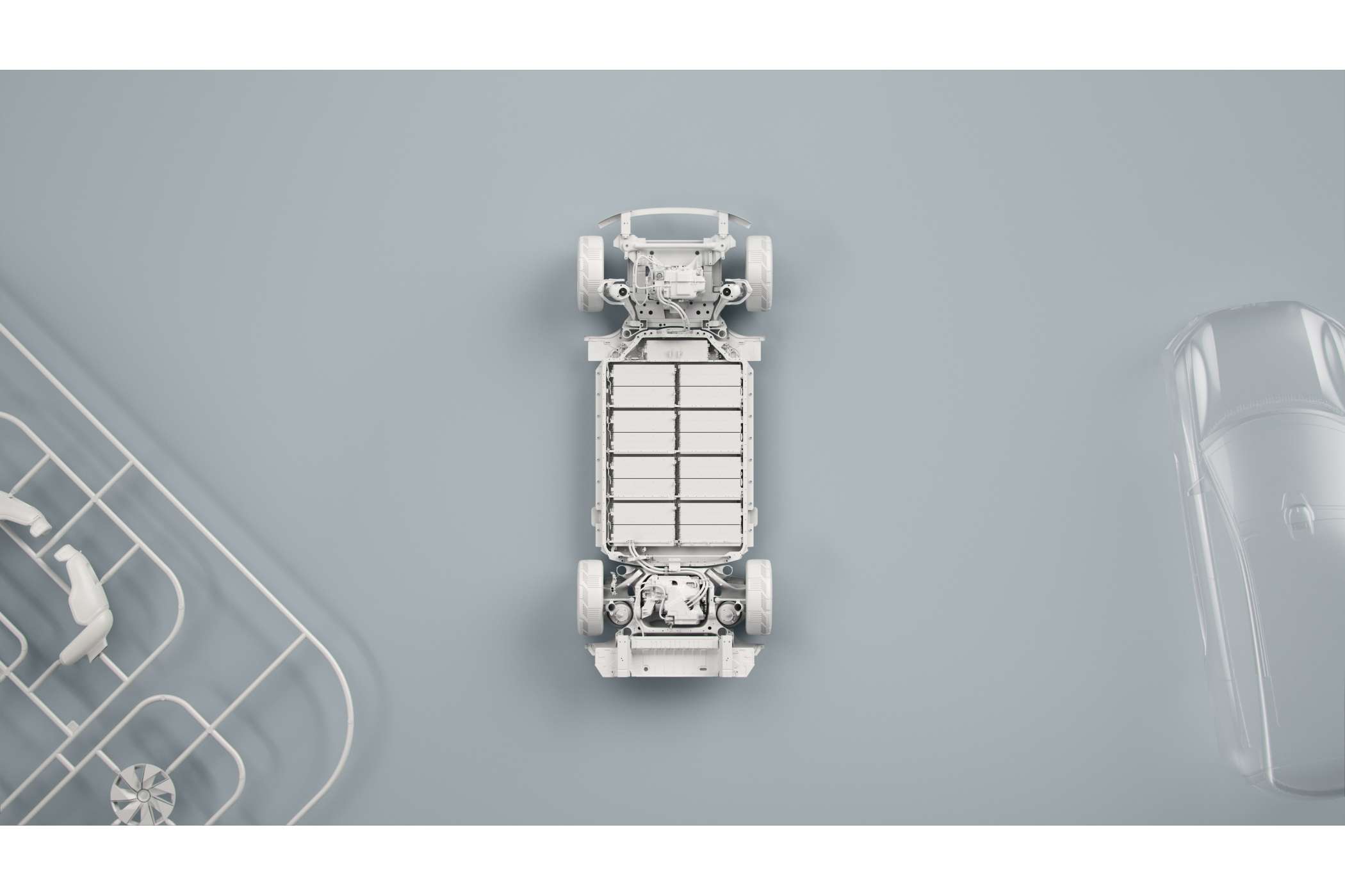 Die neue Generation ermöglicht einen ebenen Boden und bietet viel mehr Energiedichte: Fast 50 Prozent mehr als die erste Generation. | Foto: Volvo Cars