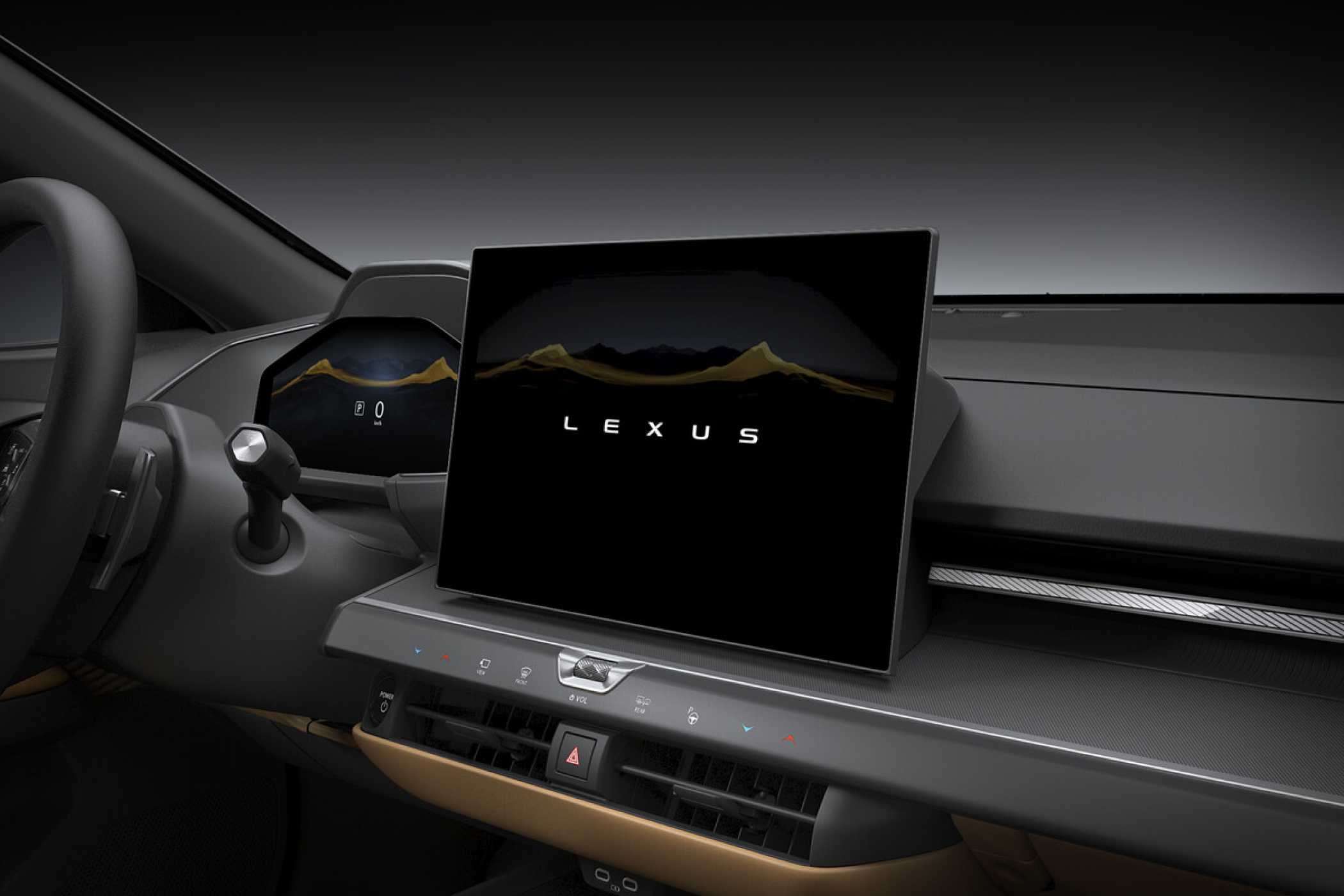 Auch Lexus setzt jetzt auf einen schwebenden Zentralscreen. | Foto: Lexus