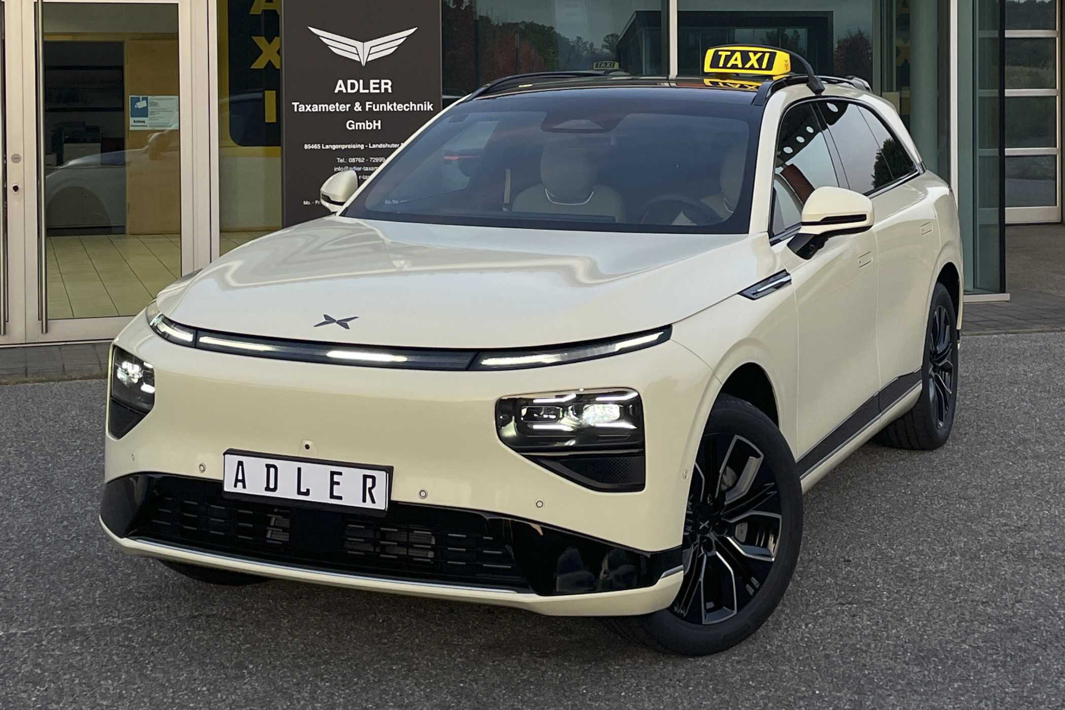 Artık bir Xpeng E-SUV de taksi olarak mevcut: Xpeng G9.| Fotoğraf: Adler Taxameter