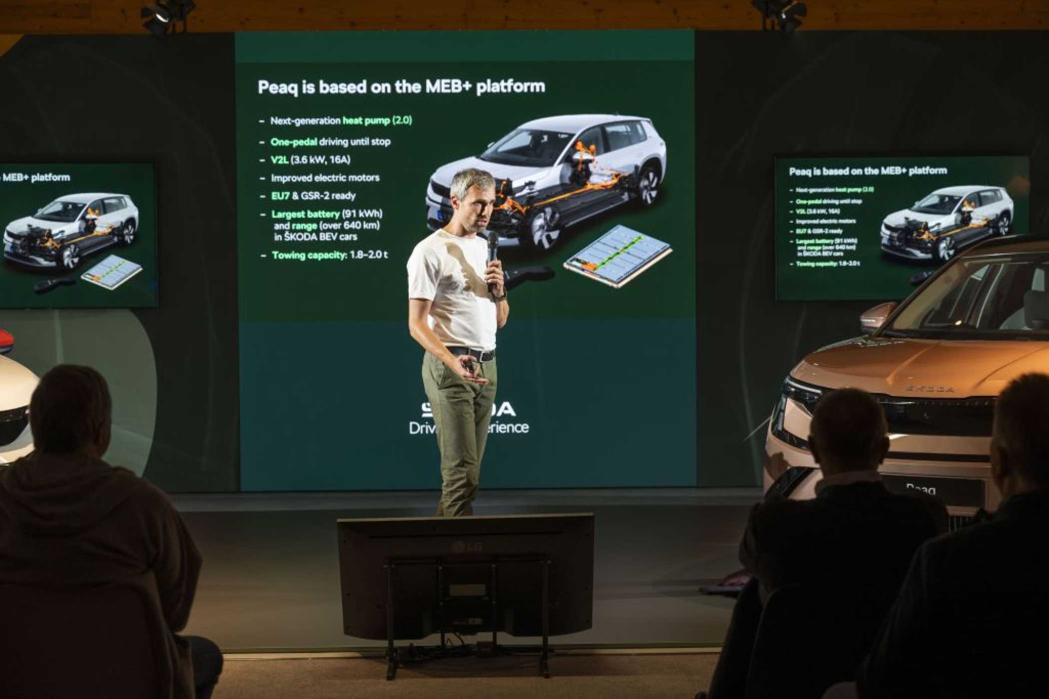 Der Peaq basiert auf der MEB+-Plattform. | Foto: Skoda