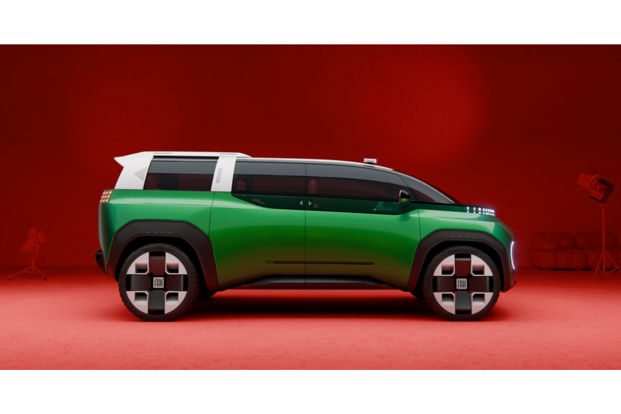 "Geschlossen" ist der Multiplay ein 4,45 m kurzer Minivan. | Foto: Fiat